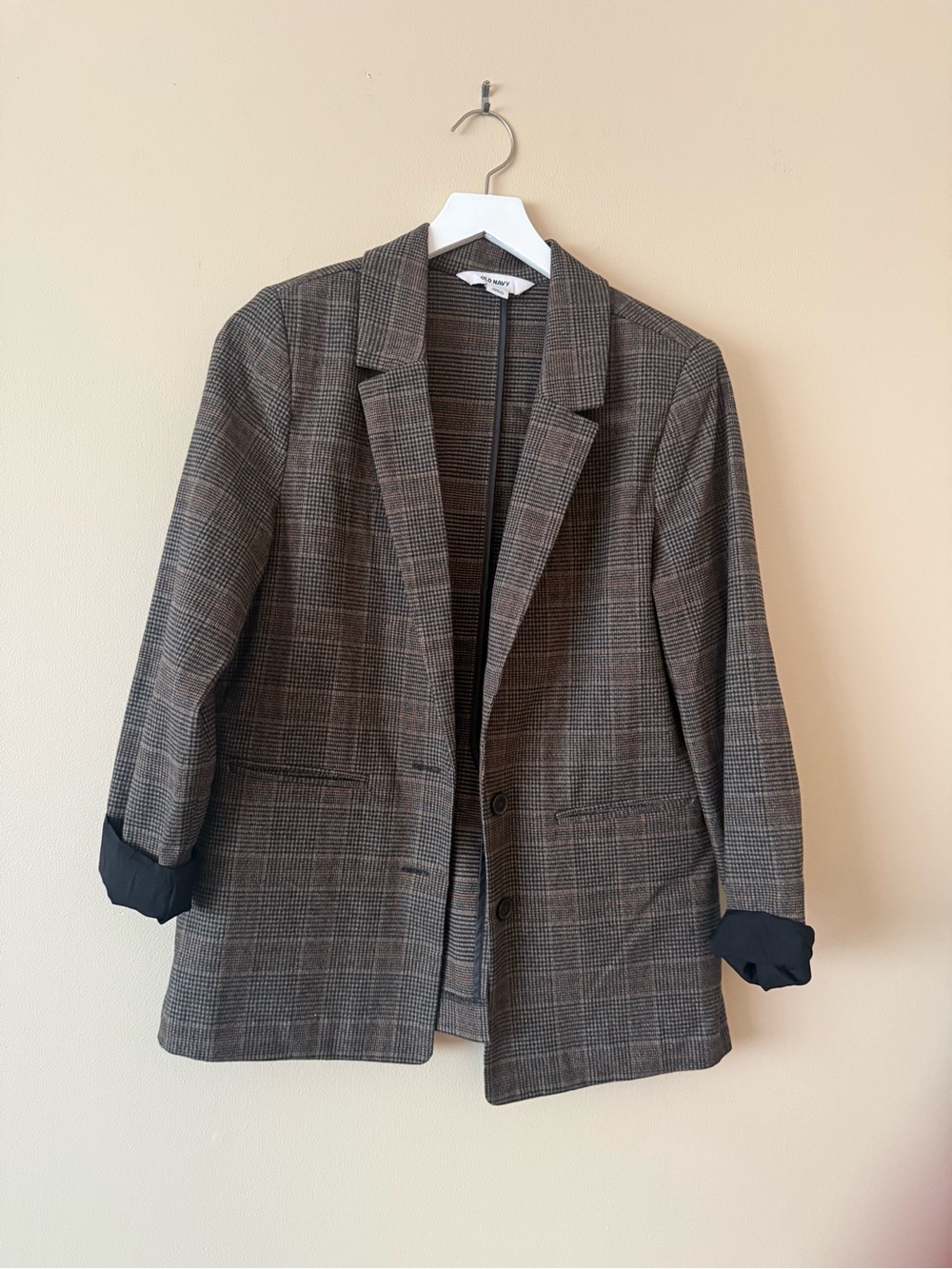Old Navy Plaid Blazer Fall Size XS